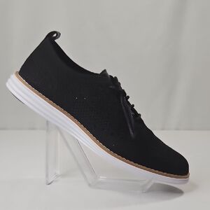 Cole Haan Women's OriginalGrand Stitchlite Wingtip Oxford in black knit Size 7